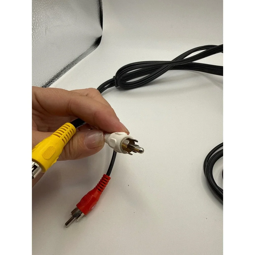 Dish Network RG-59/U RCA Composite AV Cable Yellow White Red Plugs Black